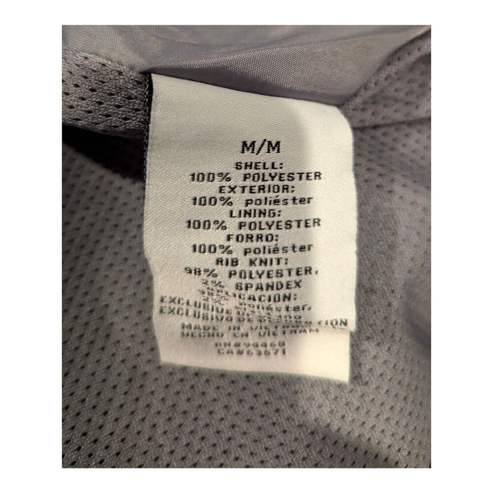 Nautica Bomber Jacket, Blue, Full Front Zipper, Lightweight, Men's Medium, NEW - Picture 9 of 9